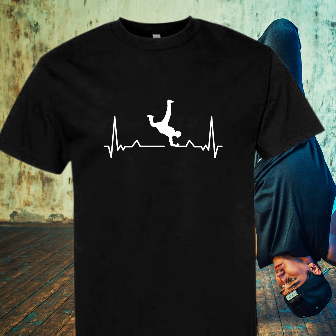 T-Shirt Breakdance - Faites ajouter un nom et un numéro au dos du chandail