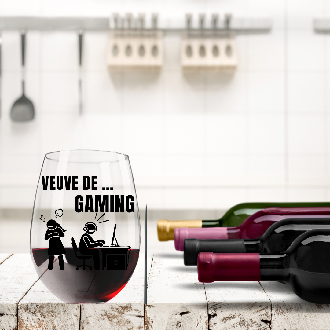 Verre à vin - Veuve de gaming