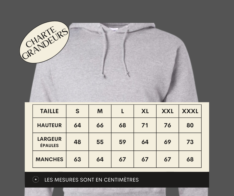 Hoodie Gris Cheerleading - Faites ajouter un nom au dos du chandail