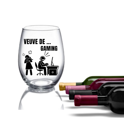 Verre à vin - Veuve de gaming