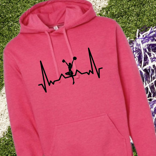 Hoodie - Cheerleading Rose