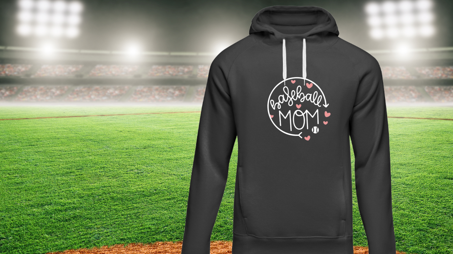 Hoodie Baseball Mom