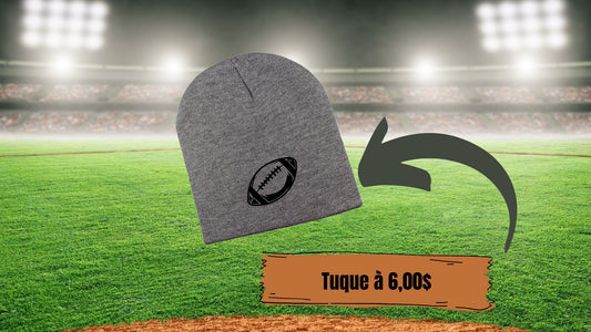 Hoodie Football - Faites ajouter un nom et un numéro au dos du chandail